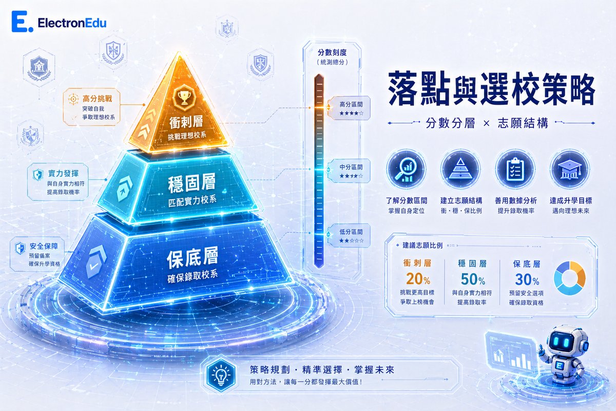 落點與選校策略