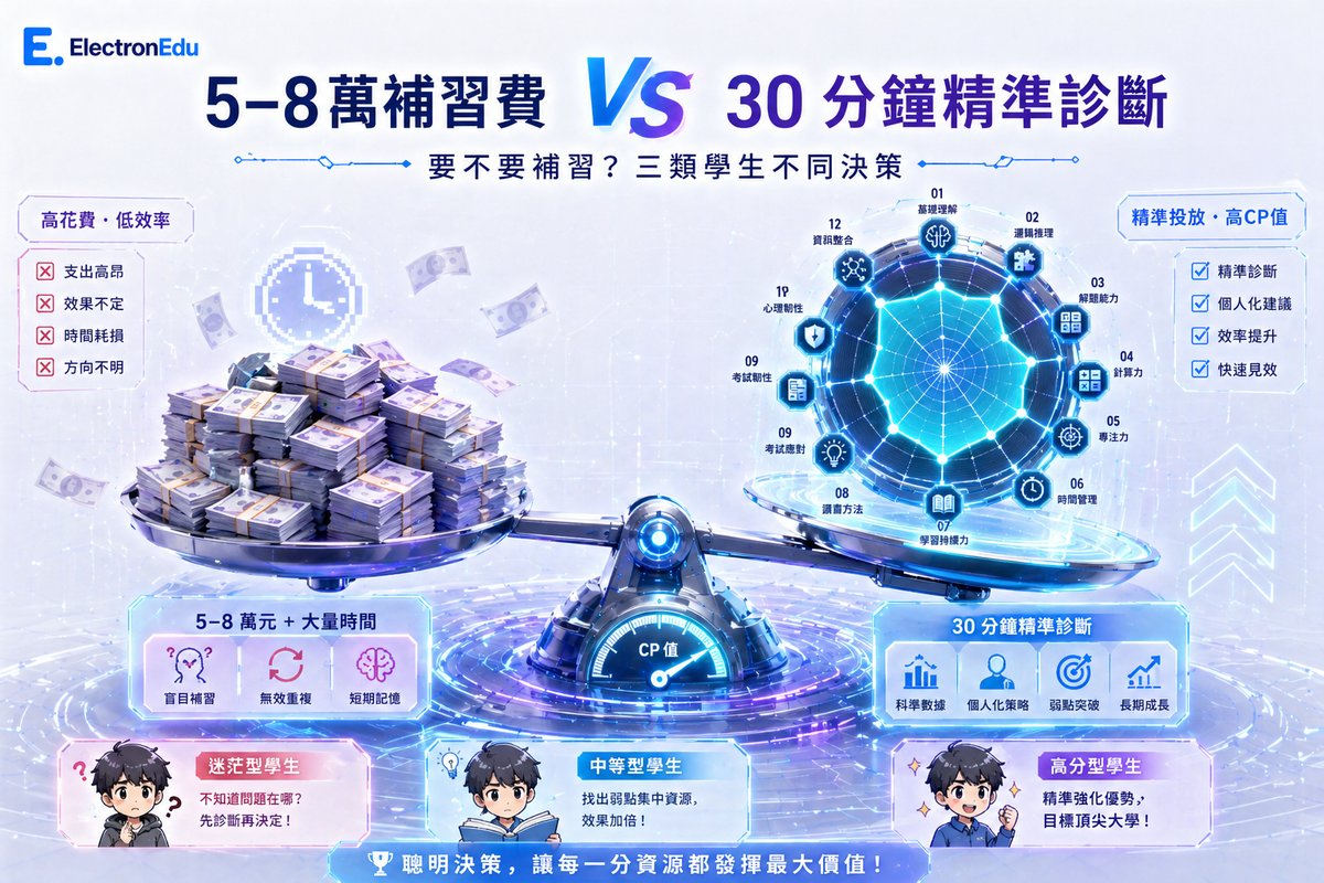 要不要補習？三類學生不同建議