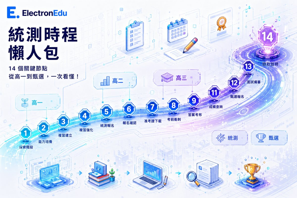 統測家長懶人包｜完整時程